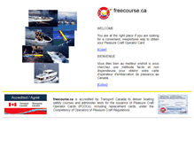 Tablet Screenshot of freecourse.ca